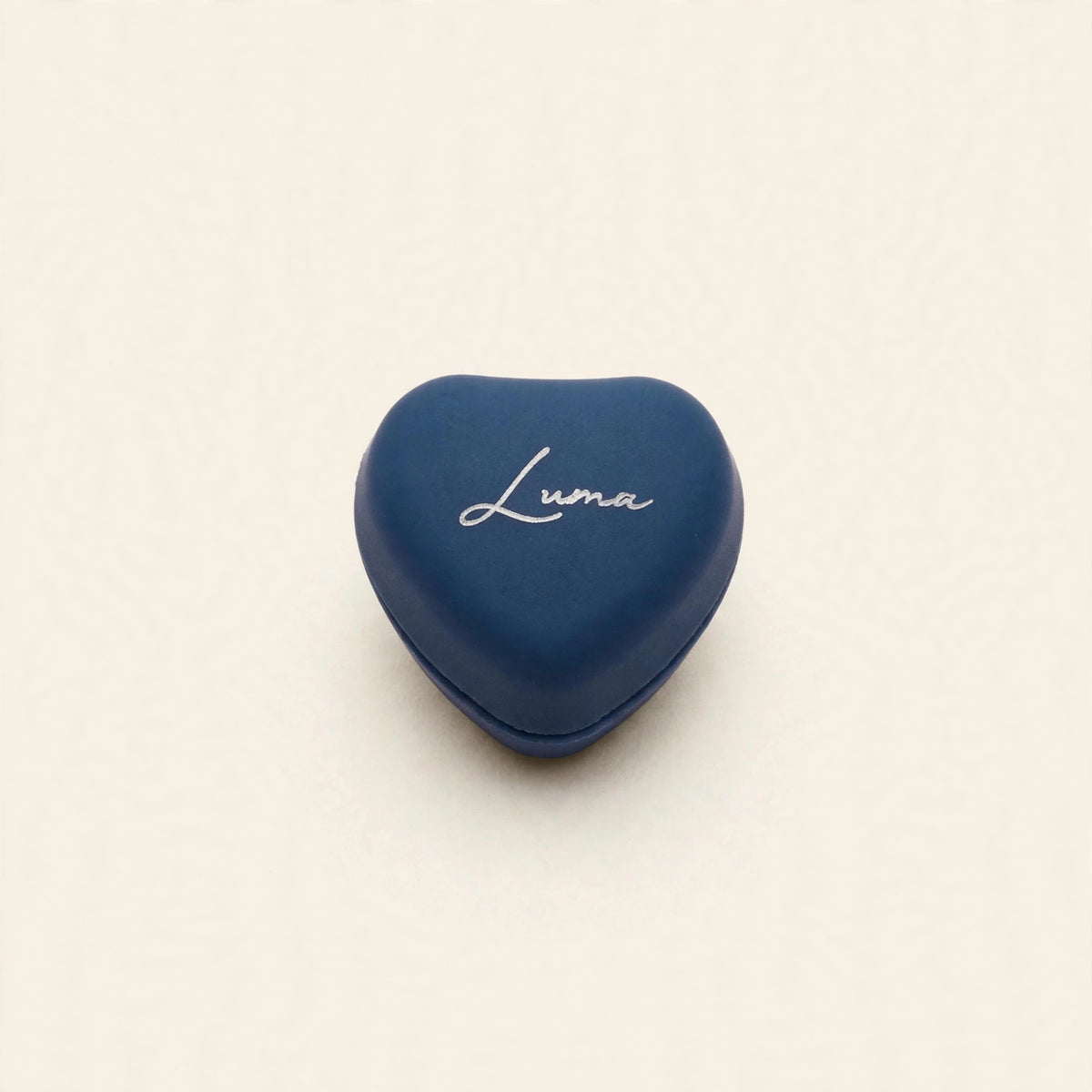 LUMA Deep Blue heart-shaped magnetic hijab accessories